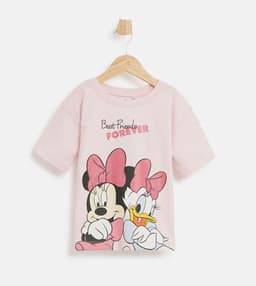 Minnie Mouse Print Short Sleeves T-Shirt