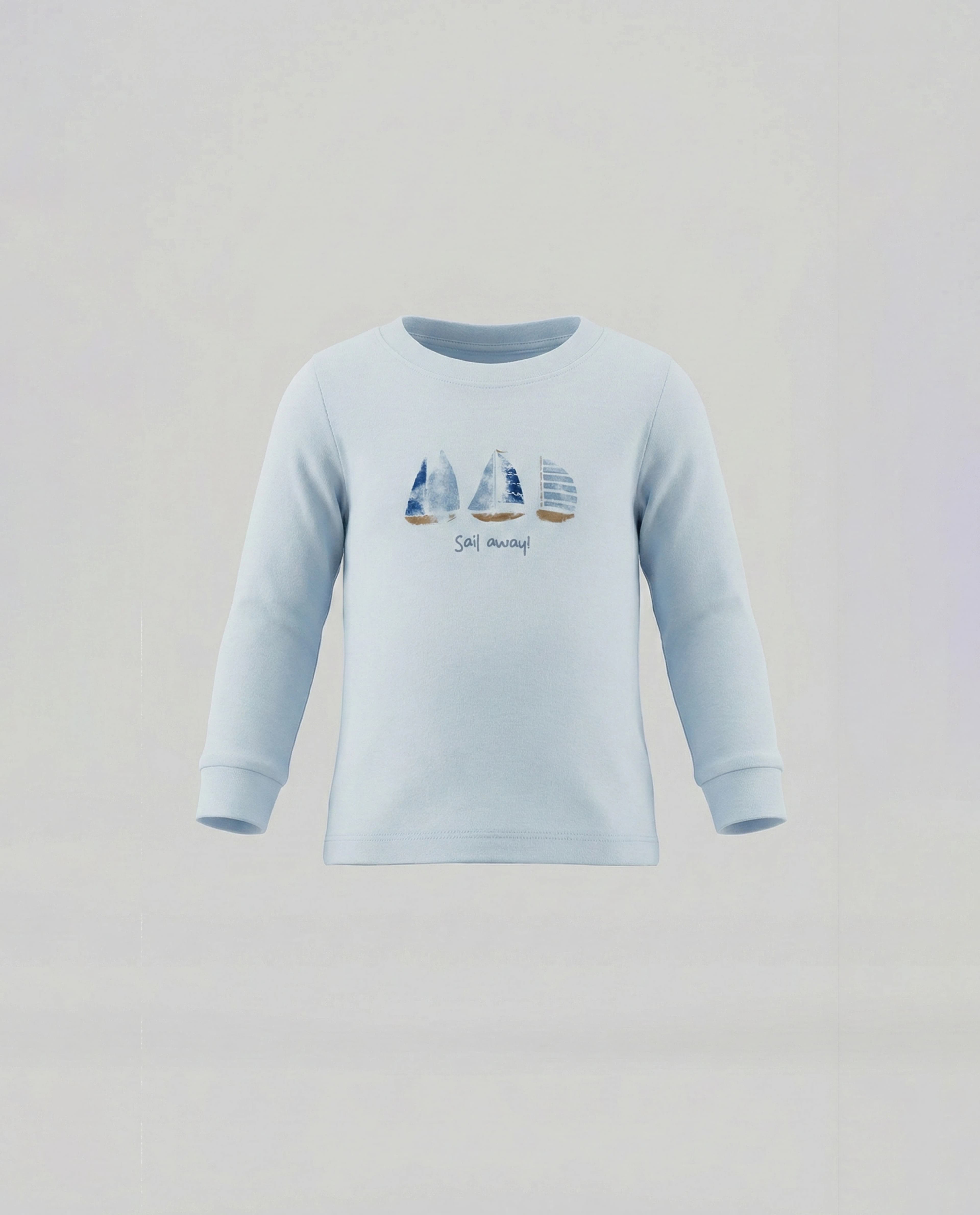 Babies and More Long Sleeves Pyjama Set - Blue thumbnail 5