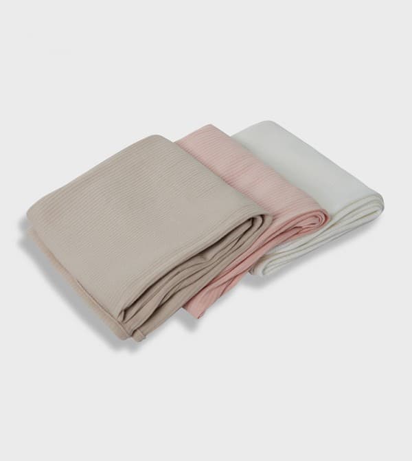 Babies & more Blanket 3Pack Rib - Multicolor