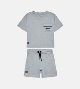 Pocket Detail Short Sleeves Co-Ord Set