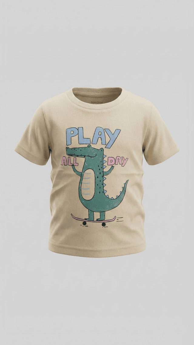 تيشيرت كم قصير بطبعة – 3 قطع thumbnail 3