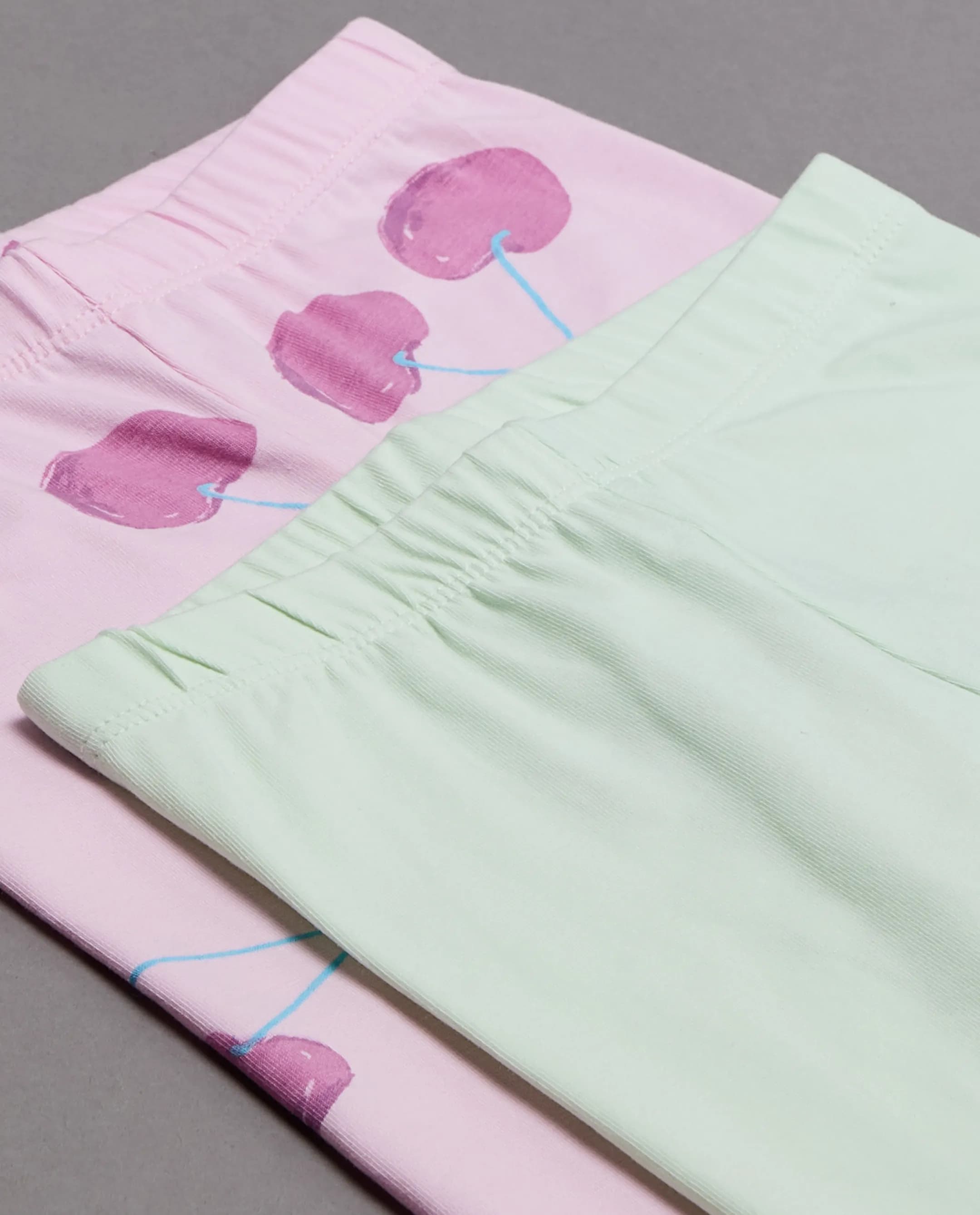 2 Pack Leggings with Elastic Waist