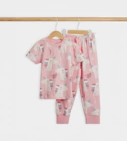 Printed Short Sleeves Pyjama Set