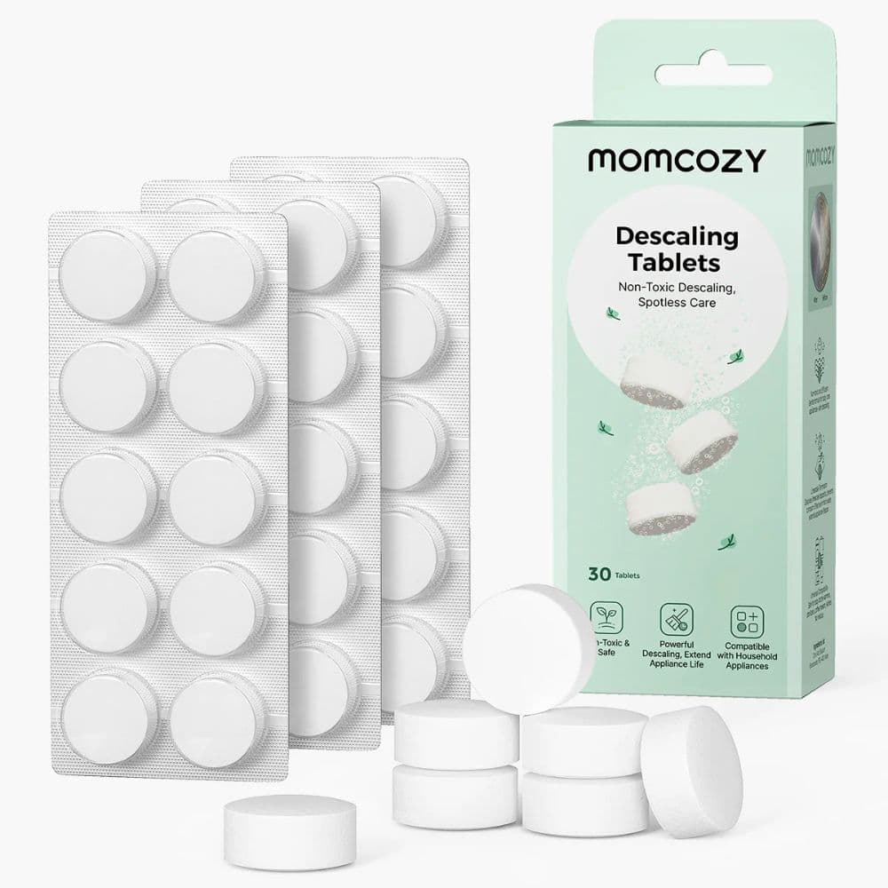 Momcozy - Offical Descaling Tablets, Compatible KleanPal Pro Baby Bottle Washer - 30 Tablets