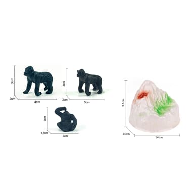 Babies & more 18Pcs Wild Animal Set - Multicolor thumbnail 2