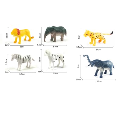 Babies & more 18Pcs Wild Animal Set - Multicolor thumbnail 3