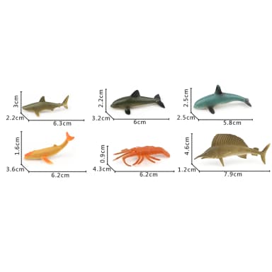 Babies & more 13Pcs Ocean Animal Set - Multicolor thumbnail 3