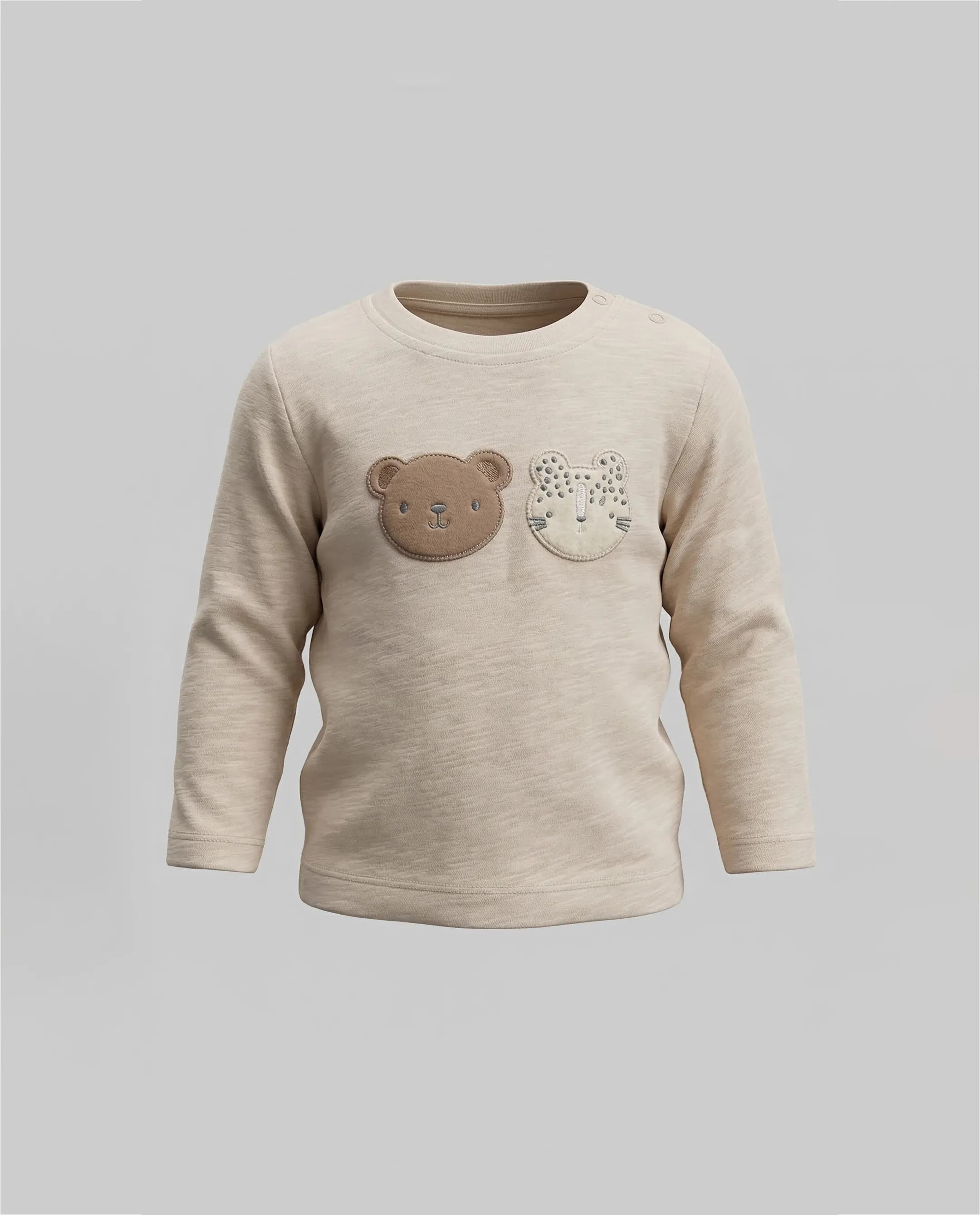 Appliqued Long Sleeves Pyjama Set thumbnail 12
