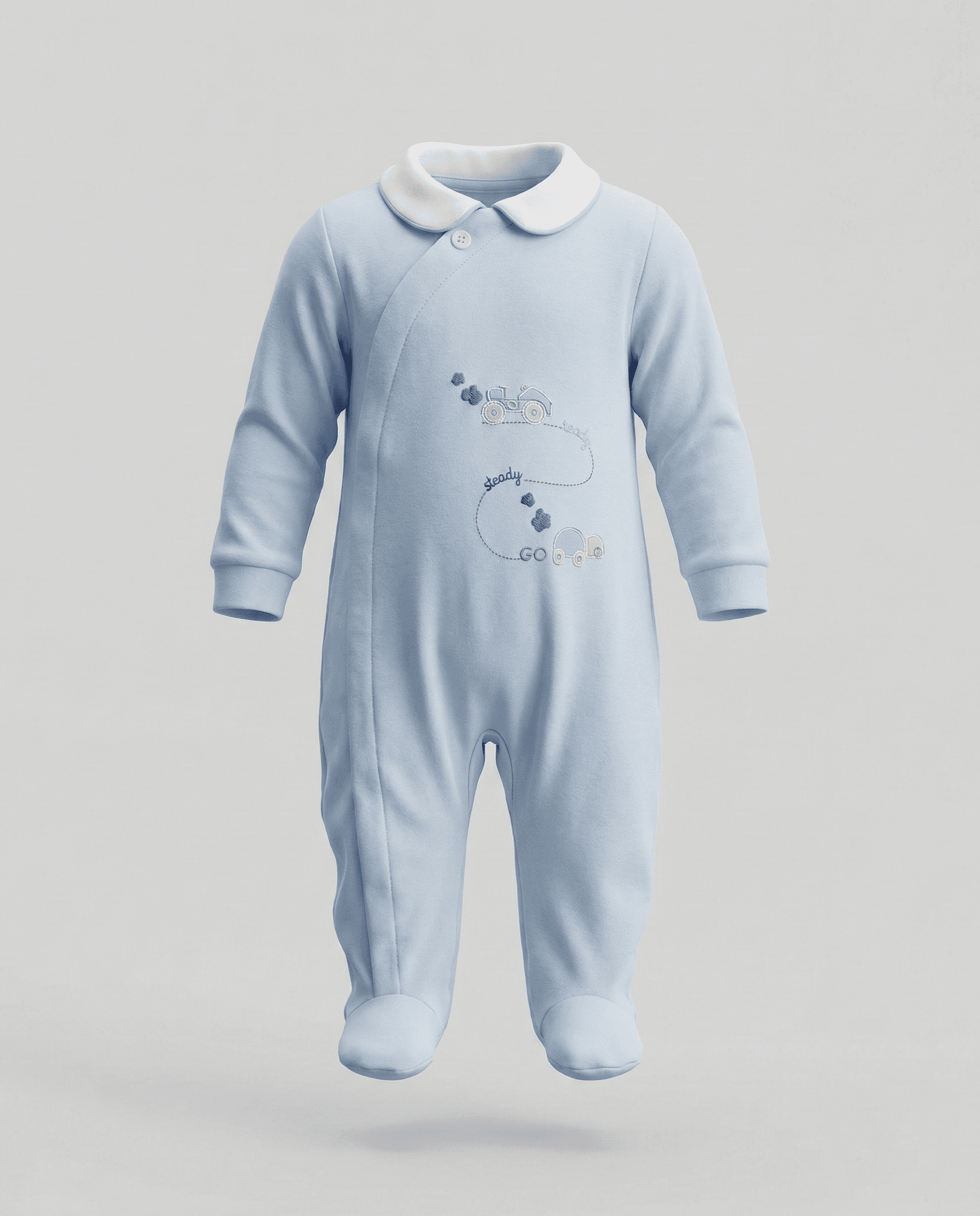 Printed Long Sleeves Sleepsuit