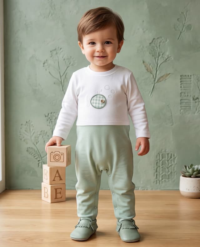 Spliced Closefeet Sleepsuit thumbnail 1