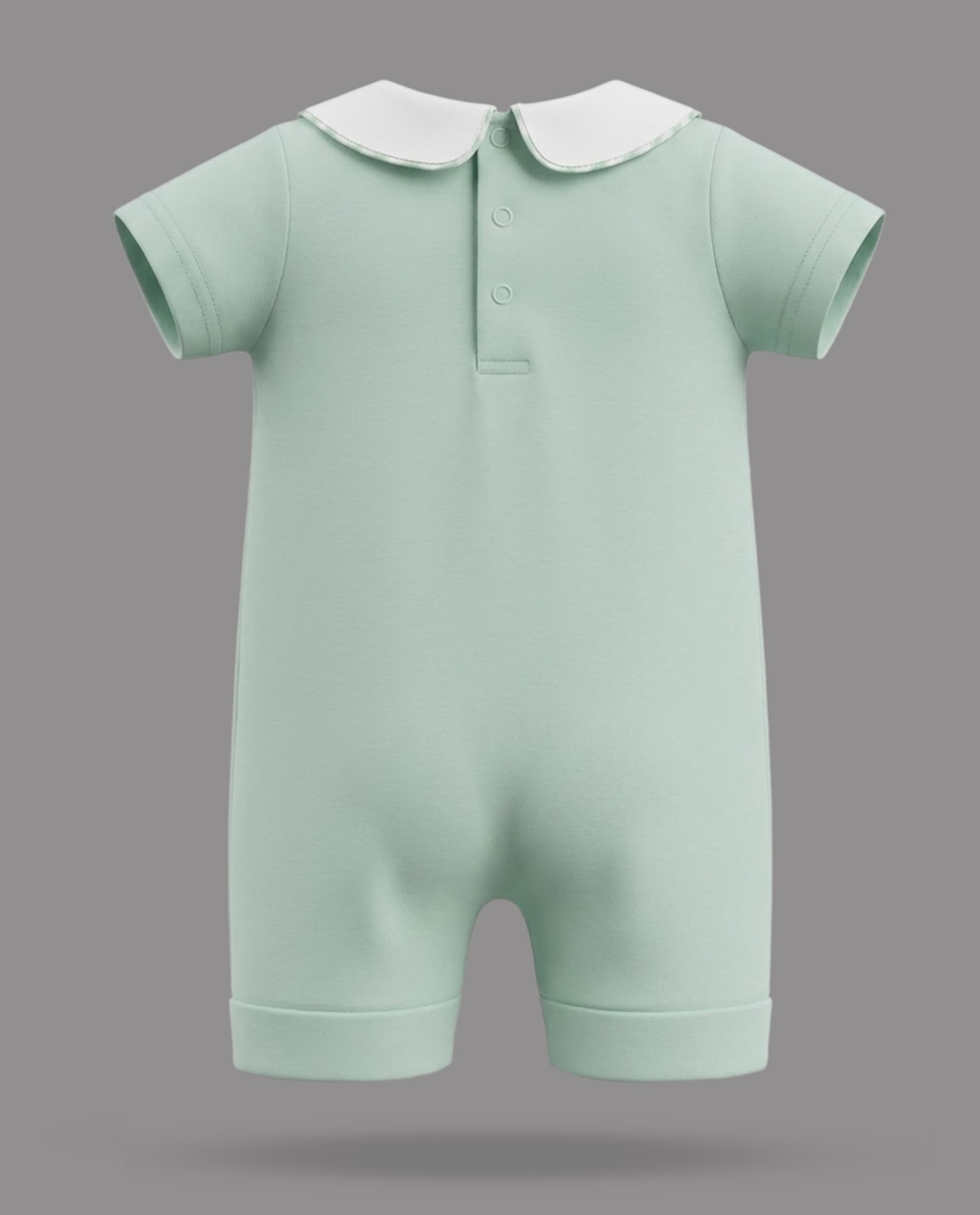 Short Sleeves Collar Romper thumbnail 4