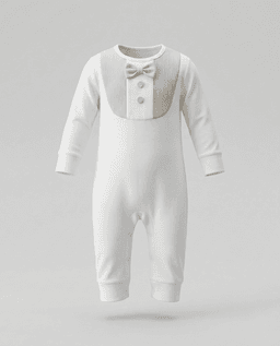 Color Block Long Sleeves Sleepsuit
