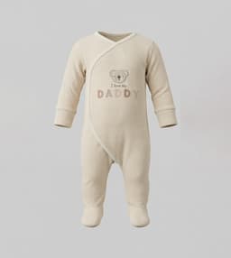 Printed Long Sleeves Footed Sleepsuit