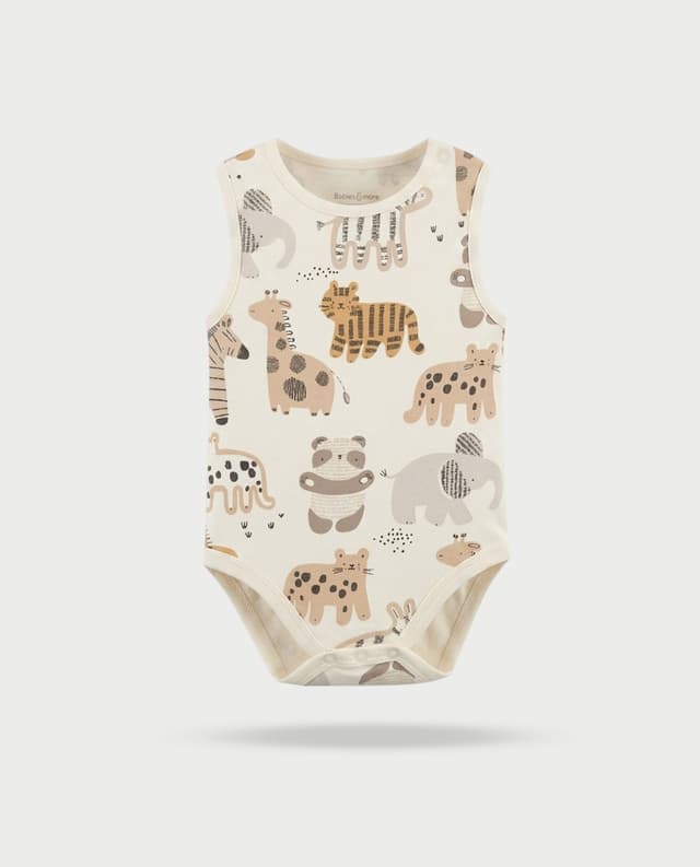 Multipack - 5Pk Sleeveless Bodysuit From Babies & more thumbnail 4