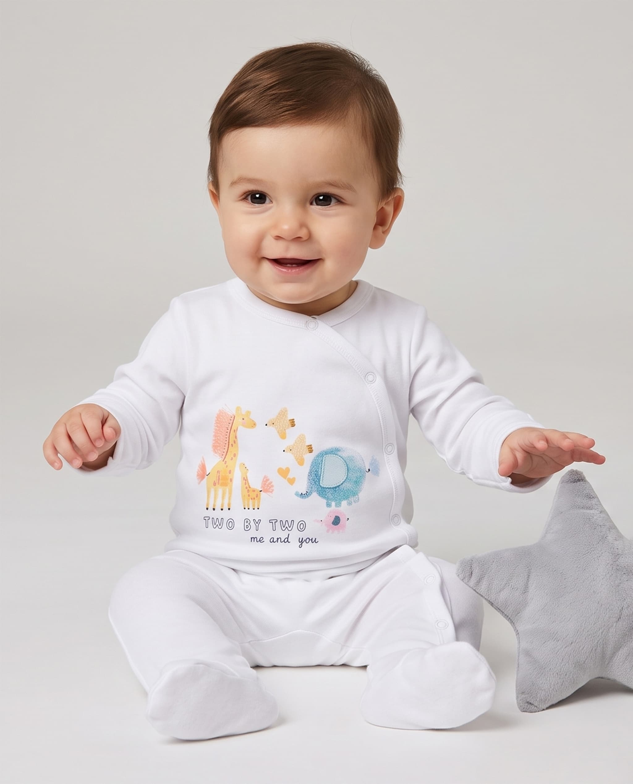 Sleepsuit - 3Pk Closefeet Sleepsuit From Babies & more