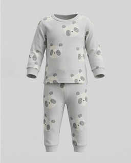 Printed Long Sleeves Pyjama Set