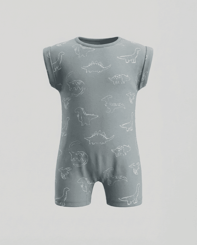 Pack of 3 Printed Short Sleeves Rompers thumbnail 3
