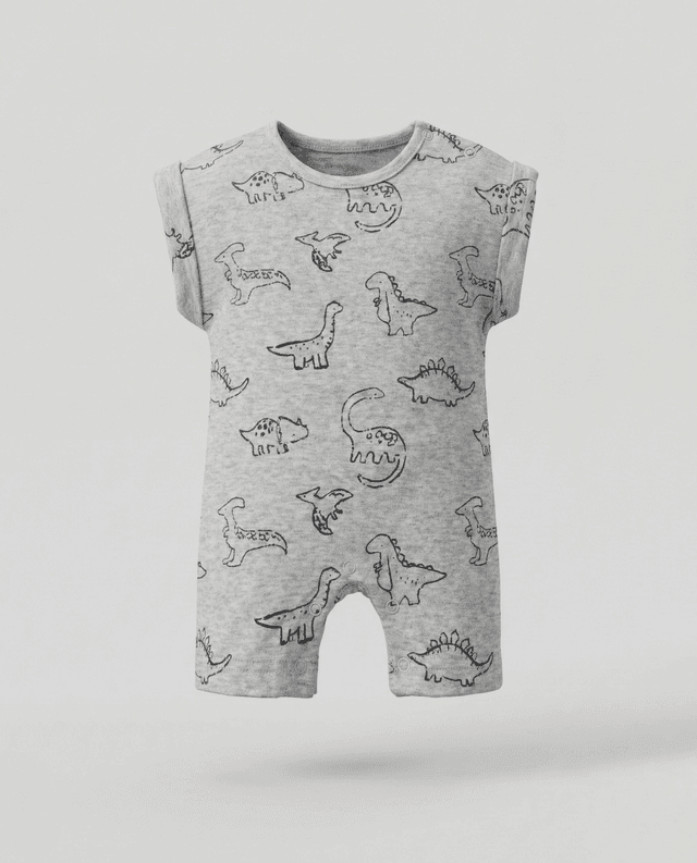 Pack of 3 Printed Short Sleeves Rompers thumbnail 4