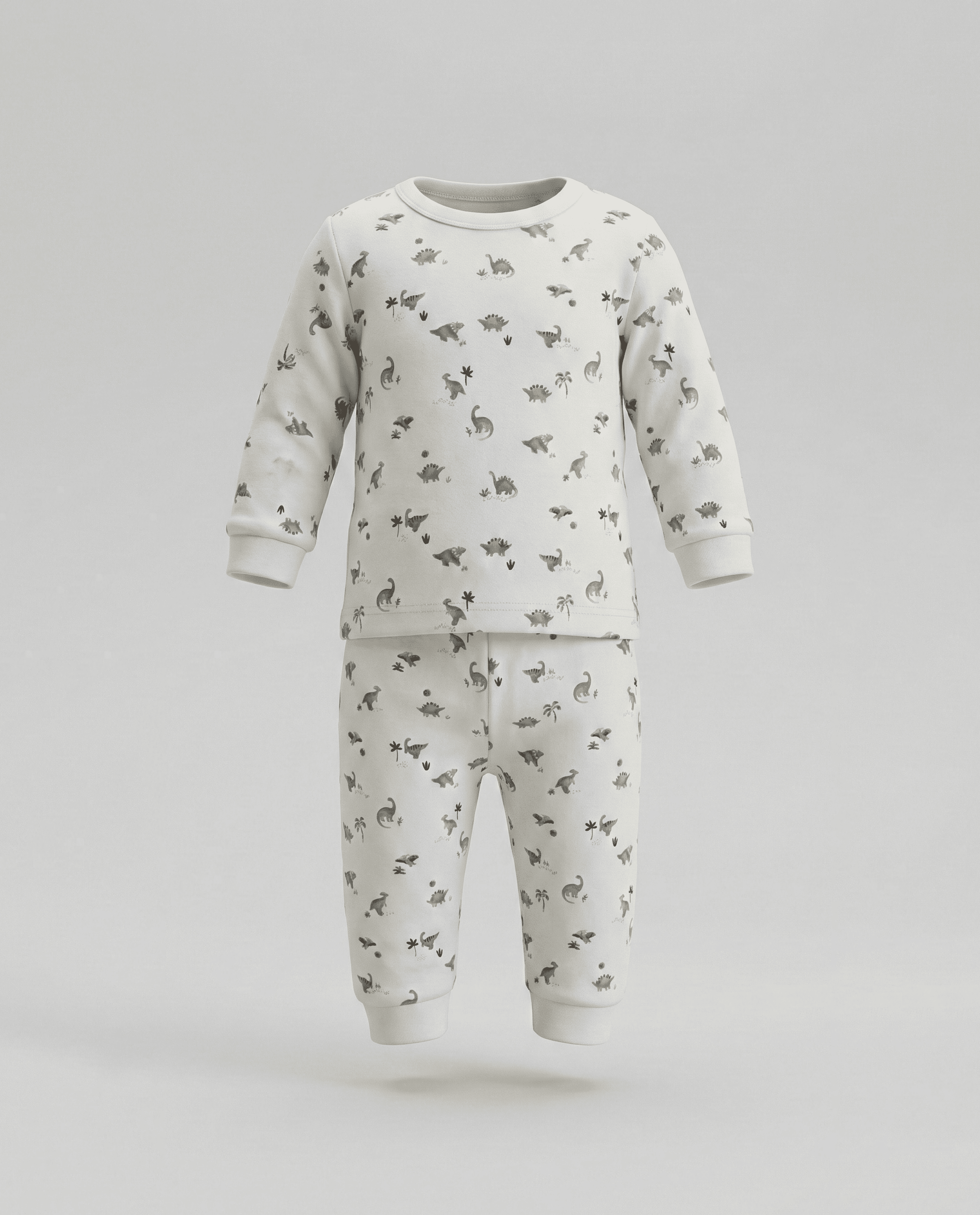 Printed Long Sleeves Pyjama Set thumbnail 1