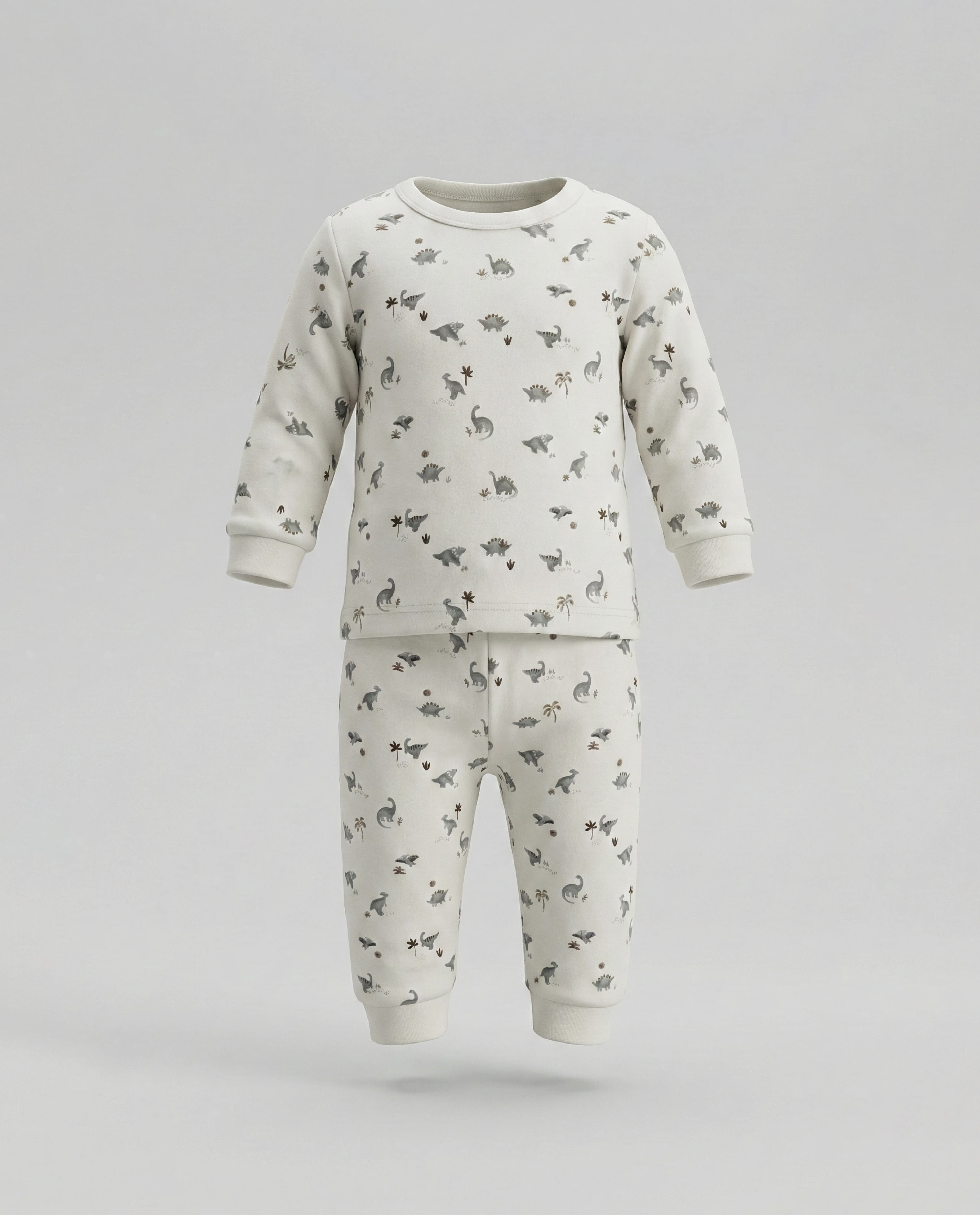 Printed Long Sleeves Pyjama Set