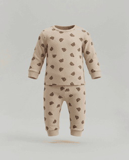 Printed Long Sleeves Pyjama Set