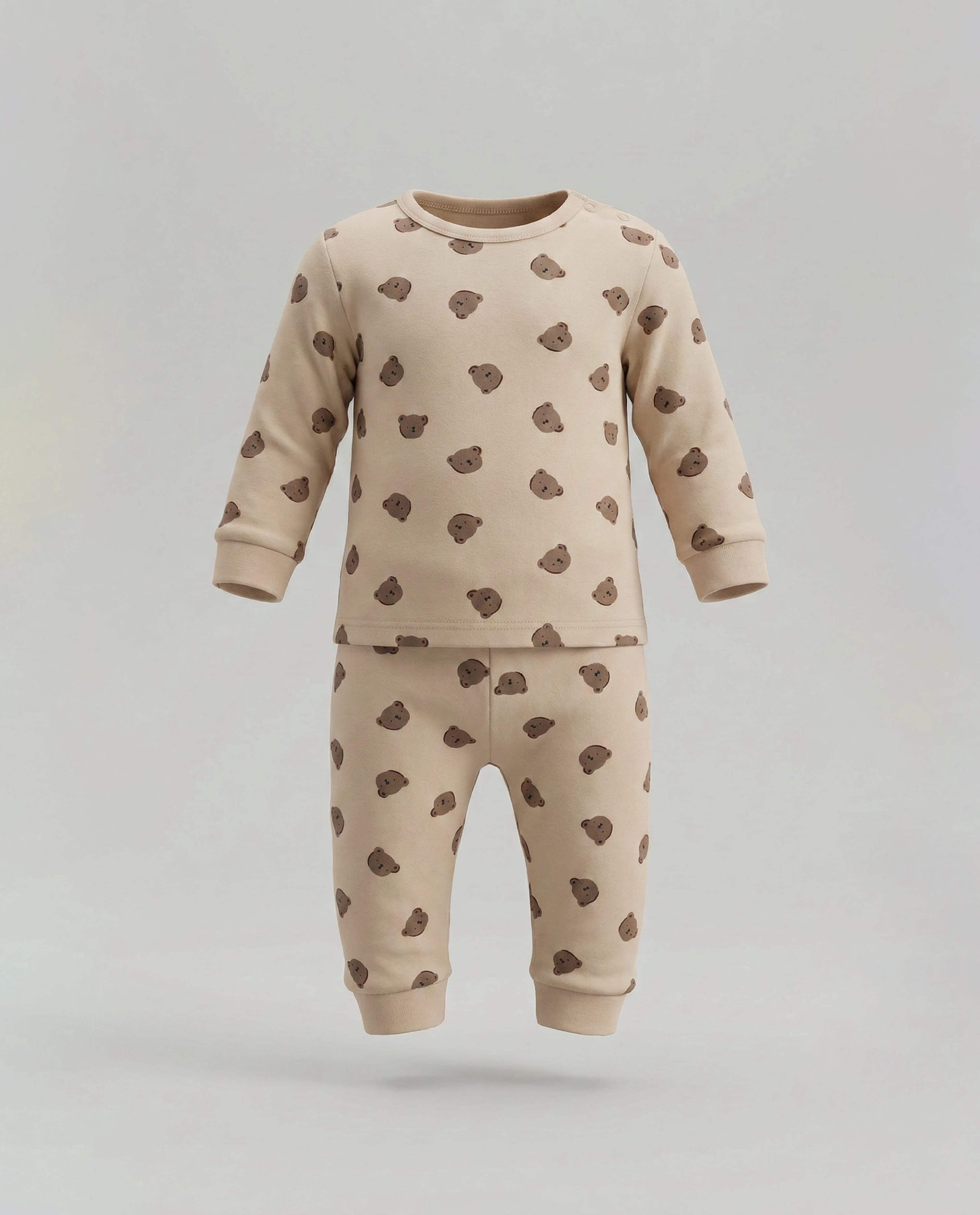 Printed Long Sleeves Pyjama Set