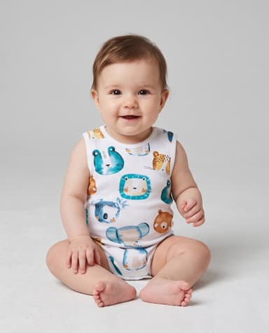 Multipack - 5Pk Sleeveless Bodysuit From Babies & more thumbnail 2