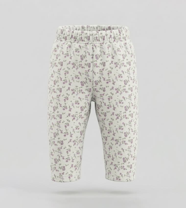 Printed Long Sleeves Cotton Pyjama Set thumbnail 6