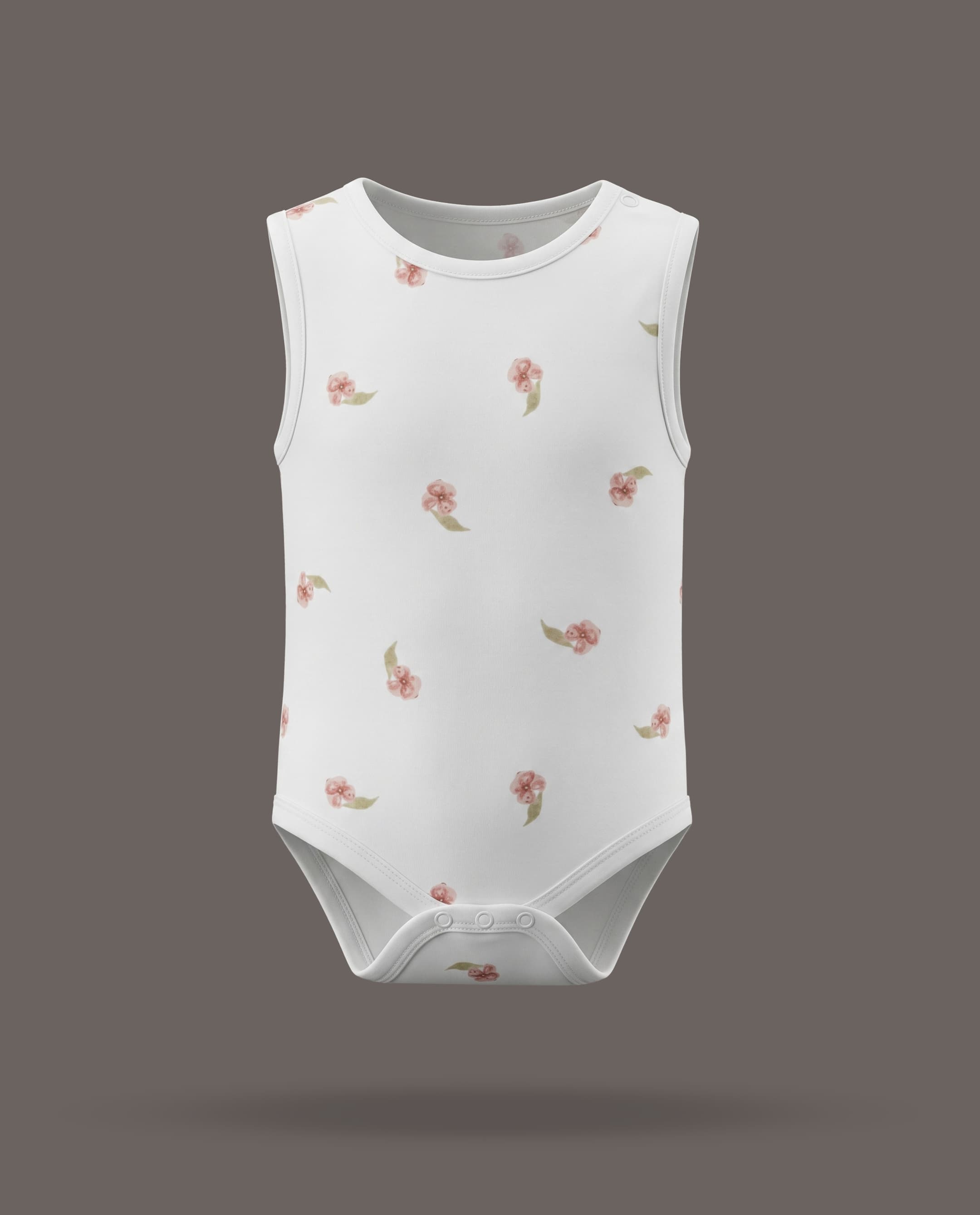 Babies & More 5 Pack Floral Print Sleeveless Bodysuits