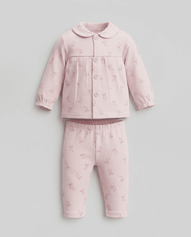 Printed Long Sleeves Cotton Pyjama Set thumbnail 3
