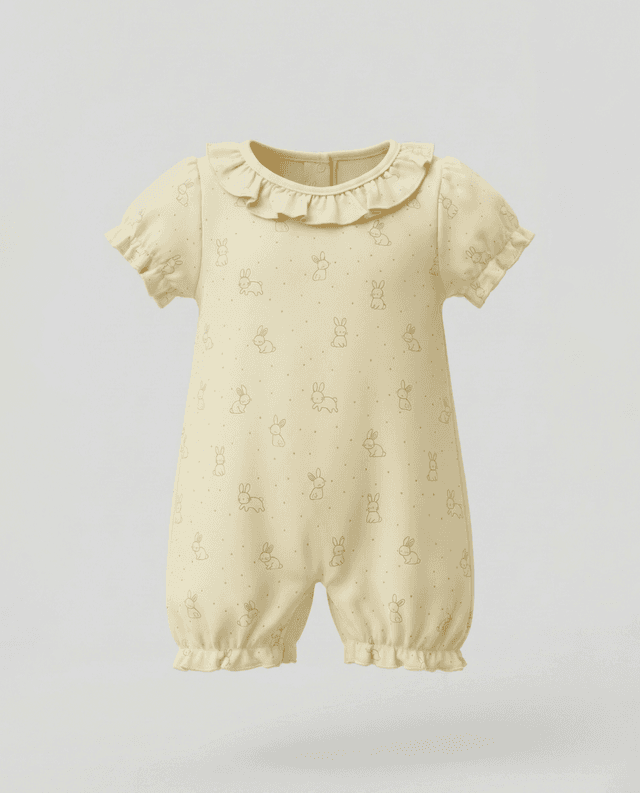 Pack of 3 Printed Short Sleeves Rompers thumbnail 3
