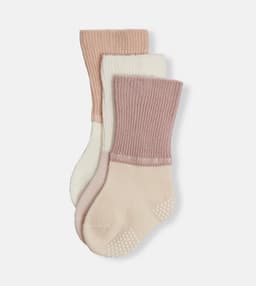Babies & more Infant Non-Slip Turn-Up Socks – 3-Pack