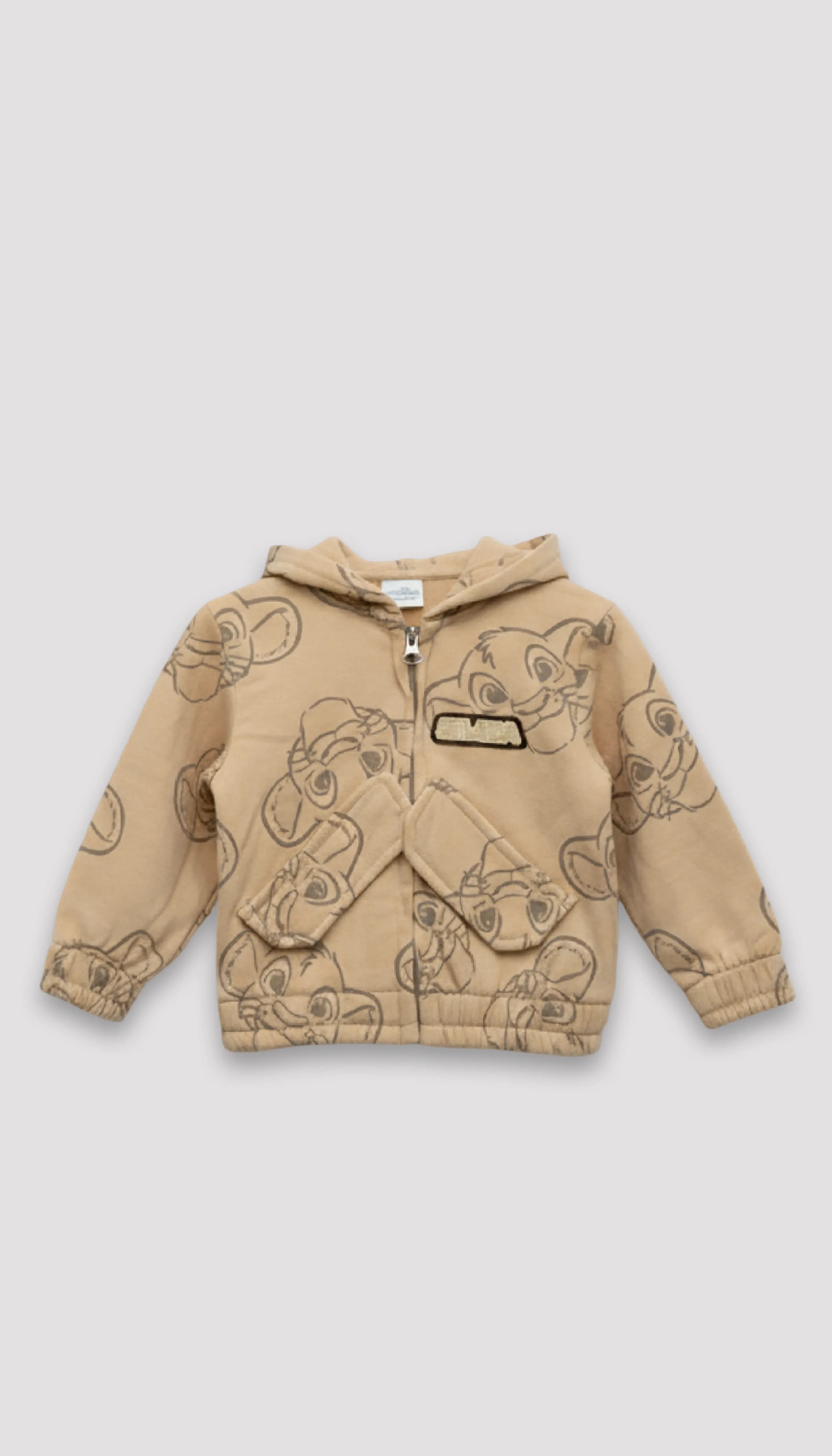 Printed Long Sleeves Hooded Jacket