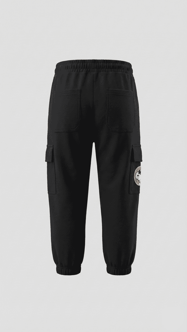 Snoopy 100% Cotton Printed Regular Fit Joggers with Drawstring Waist thumbnail 2