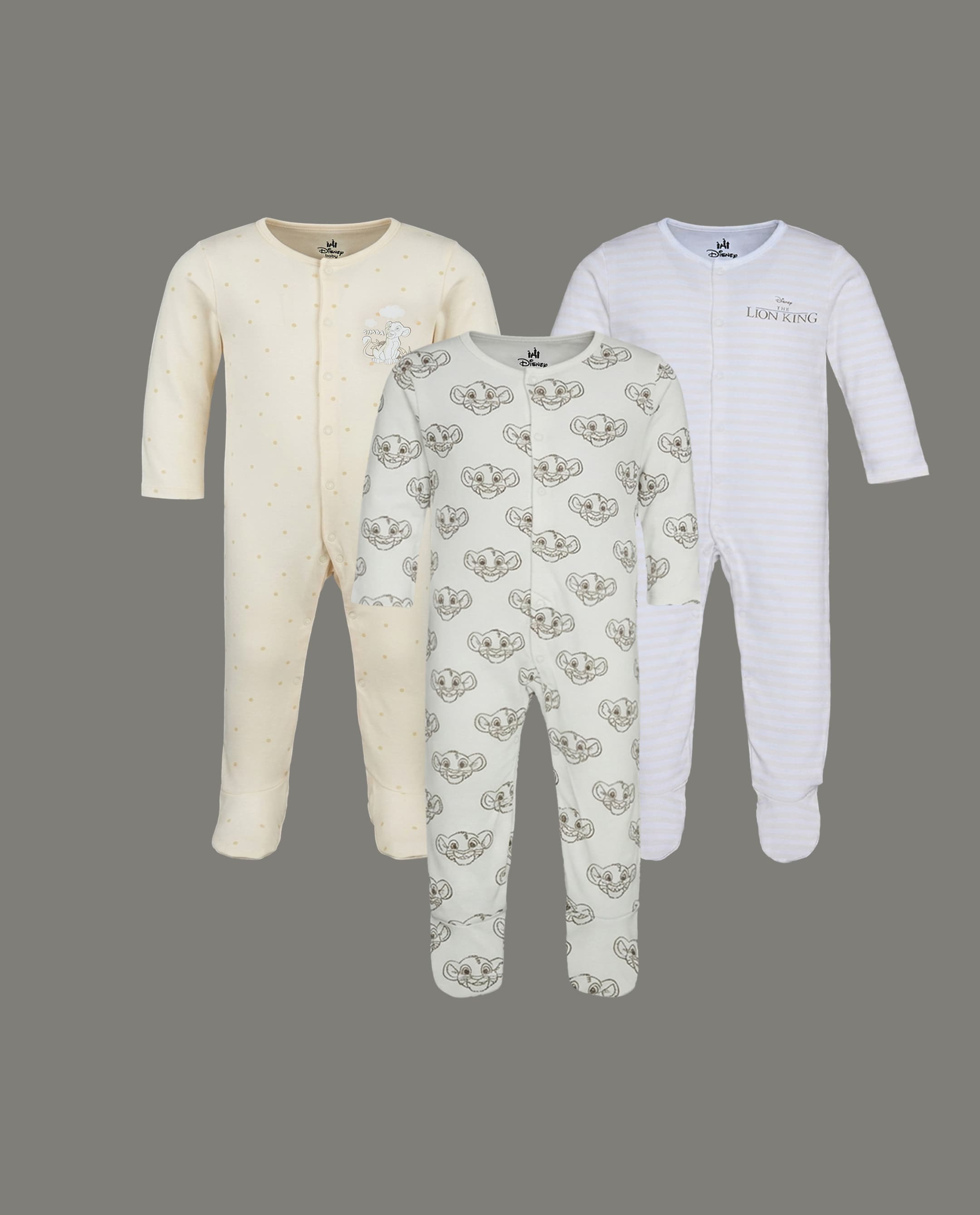 3 Pk Closeefeet Sleepsuit