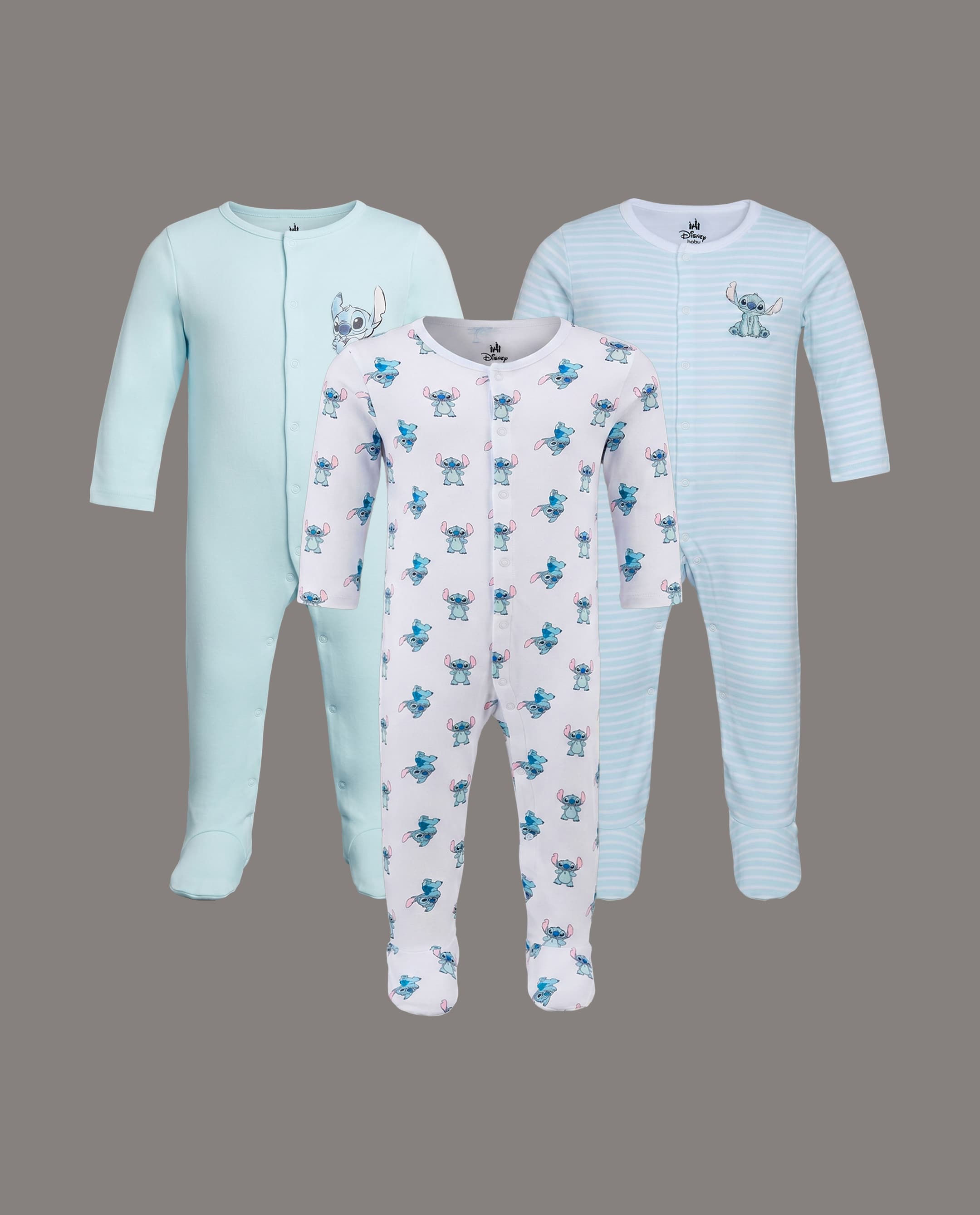 3 Pk Closeefeet Sleepsuit