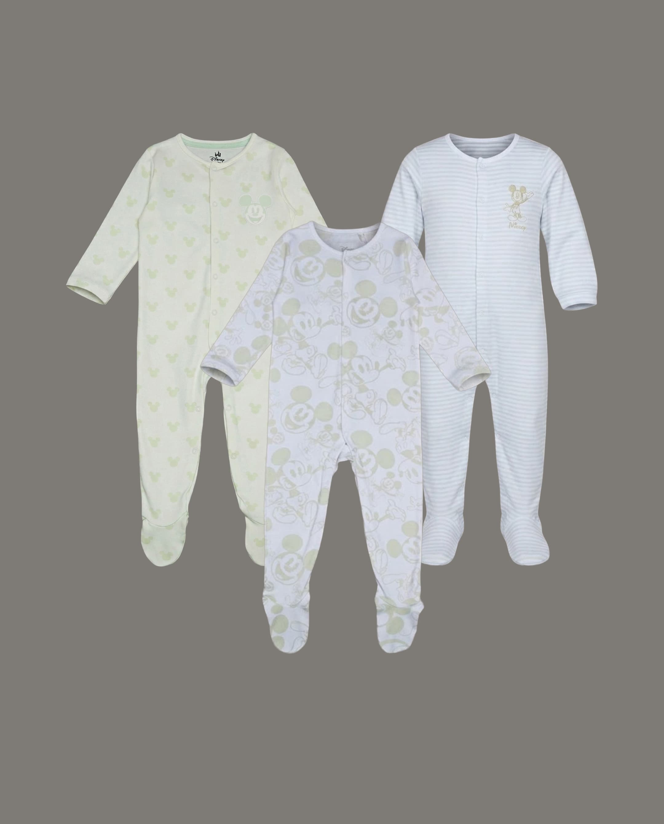 3 Pk Closeefeet Sleepsuit