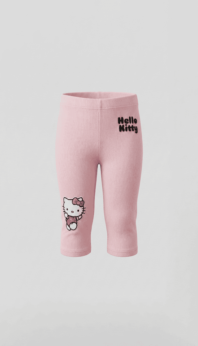 Hello Kitty 100% Cotton Print Crew Neck T-Shirts & Bottoms thumbnail 3