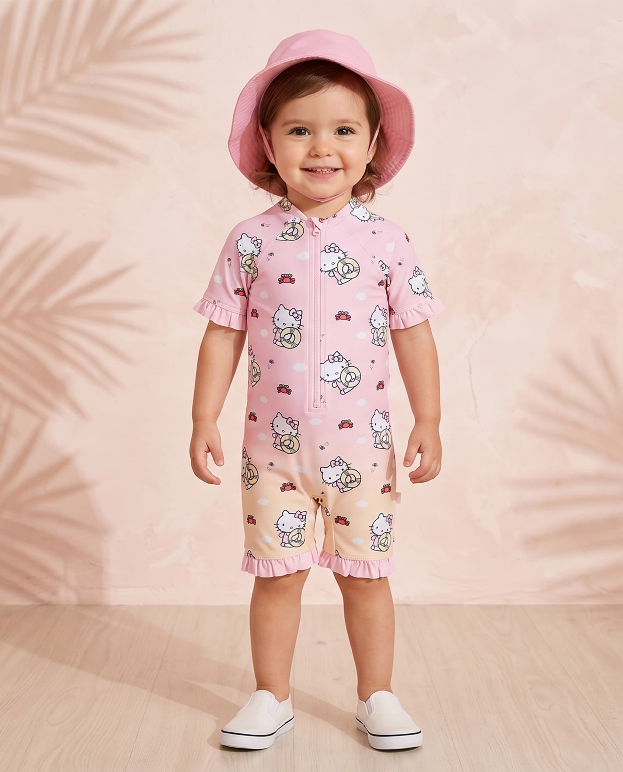 Short Sleeves Swimsuit (6 - 12 M)