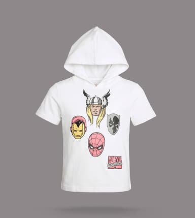 Babies And More Short Sleeves Hooded T - Shirt thumbnail 4