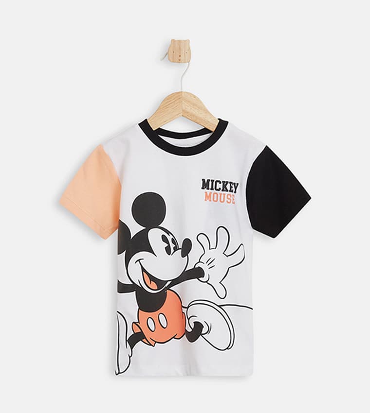 Mickey Mouse Printed Short Sleeves T-Shirt