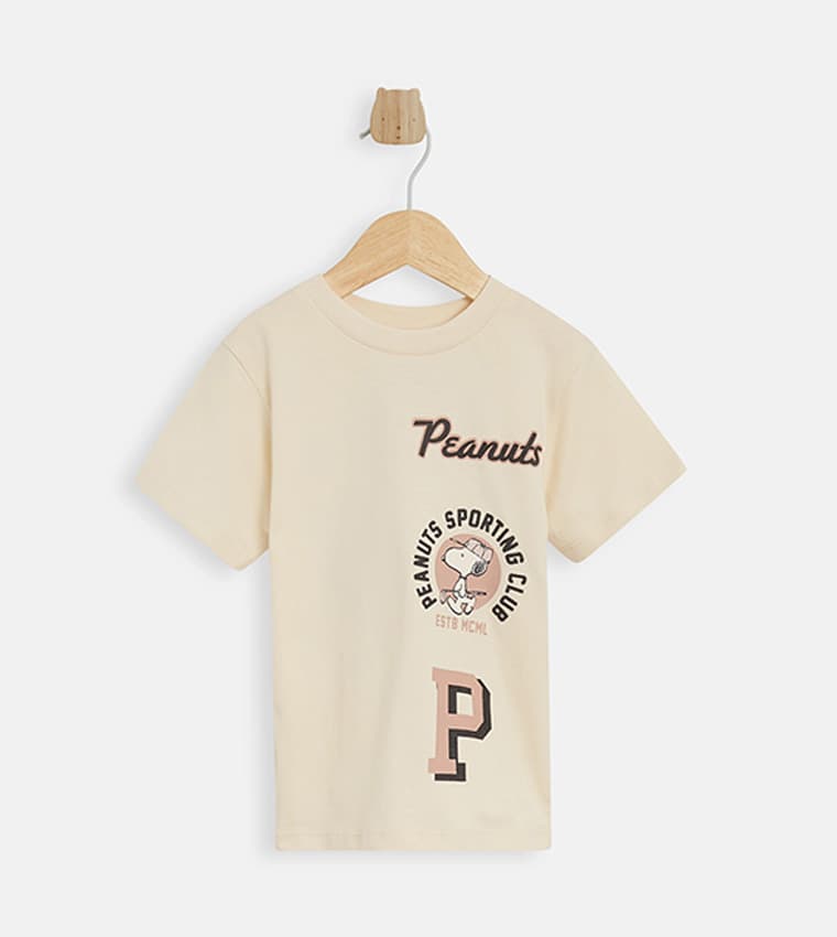 Snoopy Printed Short Sleeves T-Shirt
