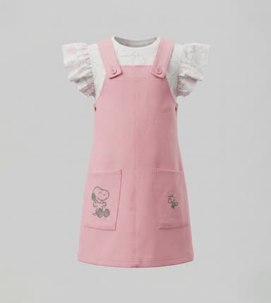 Babies & More Short Sleeves Dungaree Set thumbnail 1