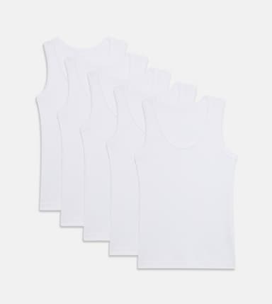 Pack of 5 Solid Vests thumbnail 1