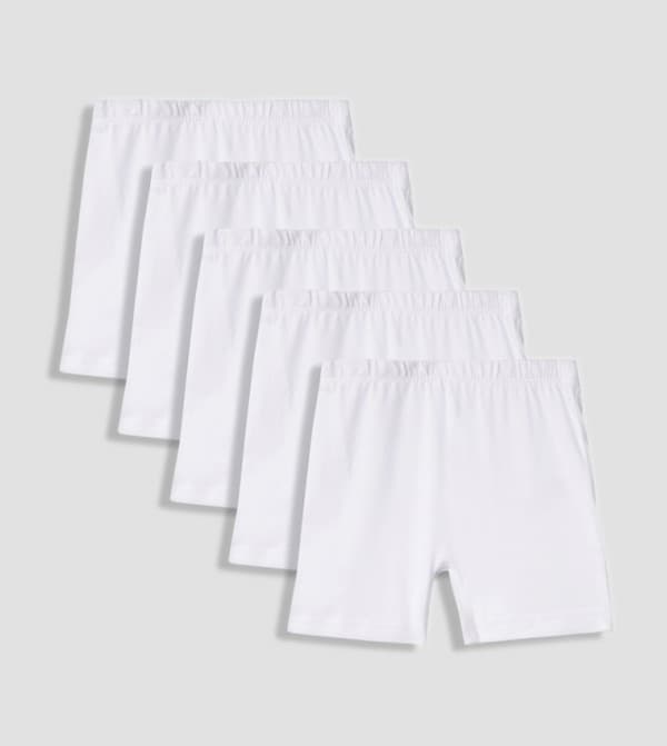 5-Pack Solid Cycling Shorts