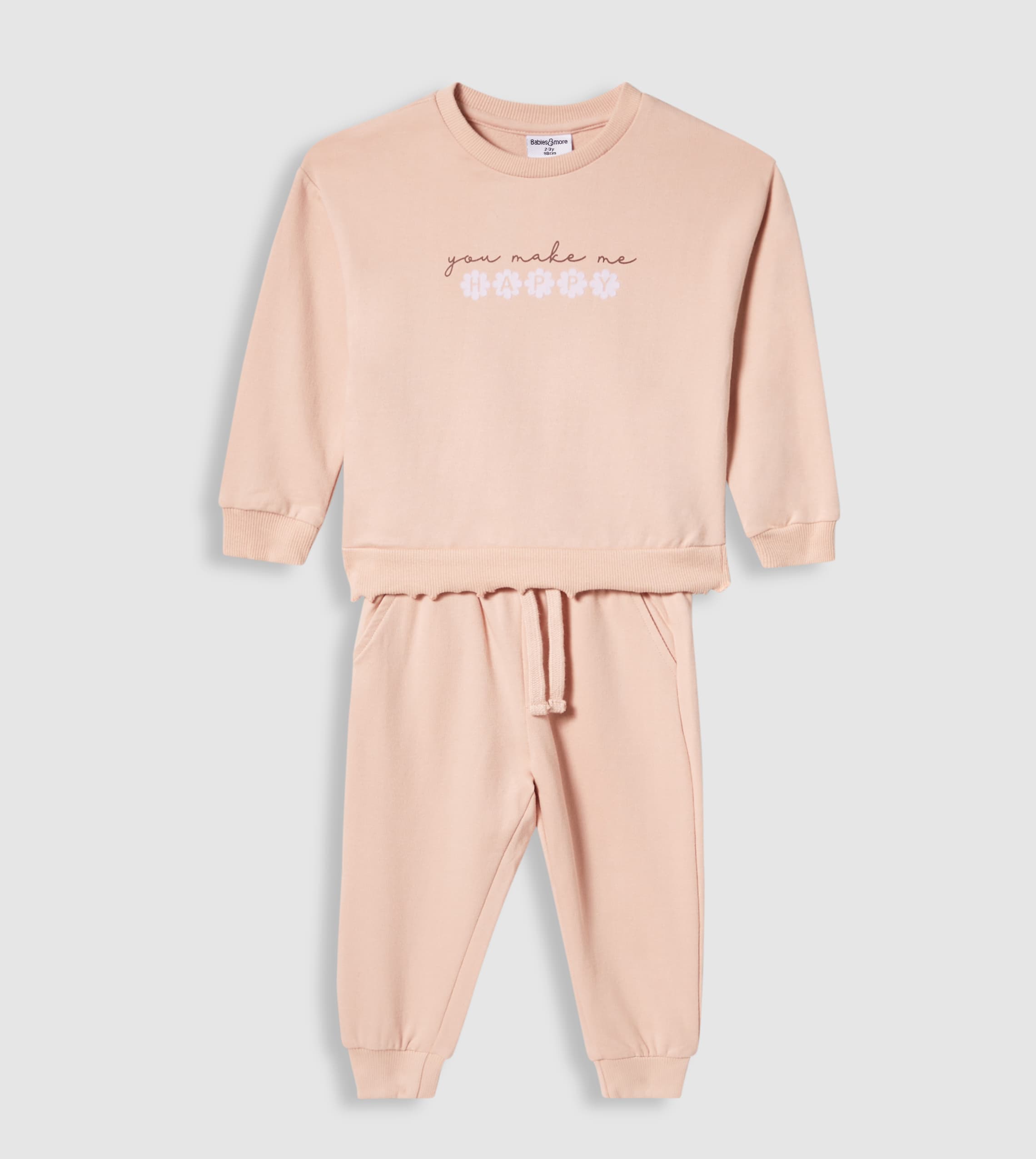 Babies and More Jogger Set - Dusty Rose