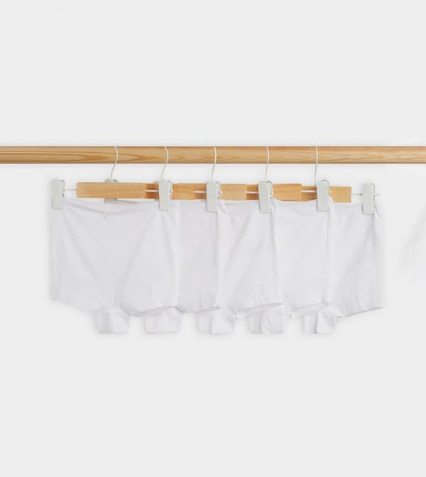 5-Pack Solid Boyshorts