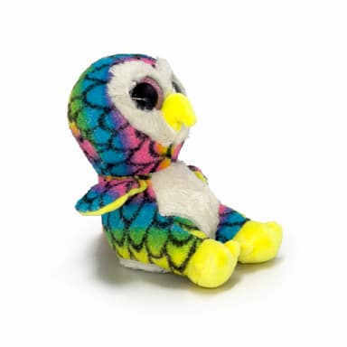 Babies & more Fluffmals Soft Plush Animals - Owl 15Cm Beanie - Multicolor thumbnail 1