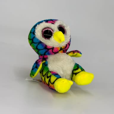 Babies & more Fluffmals Soft Plush Animals - Owl 15Cm Beanie - Multicolor thumbnail 2