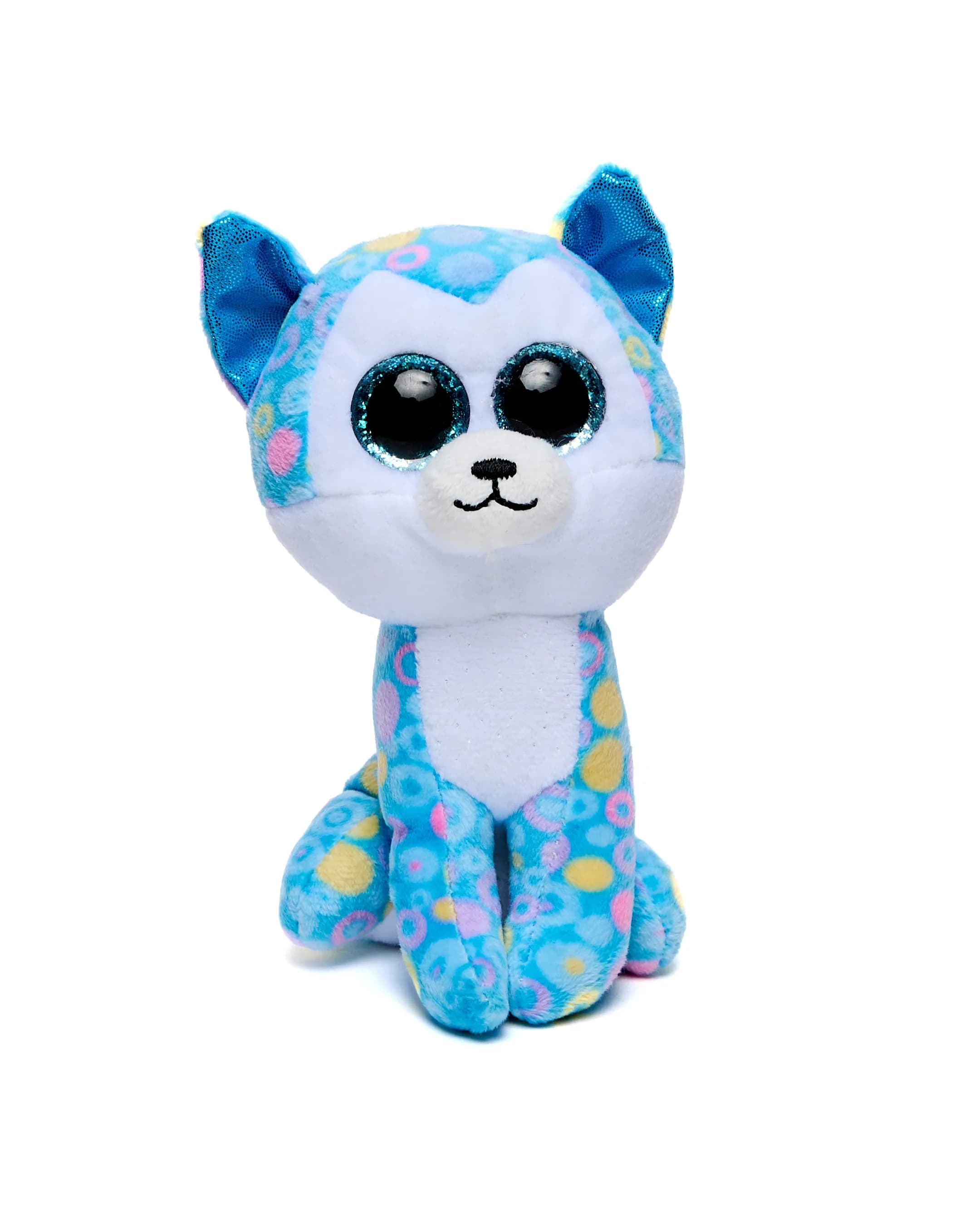 Babies & more Fluffmals Soft Plush Animals - Cute Dog 15Cm Beanie - Multicolor
